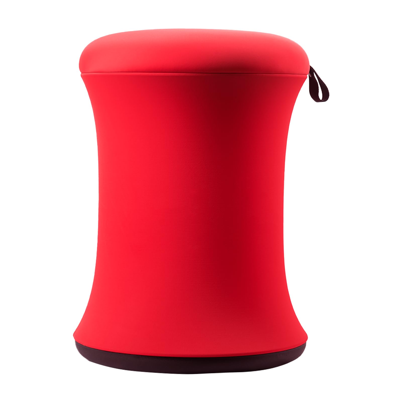 ADHD Wobble Stool, Yoga Ball Chair, Ergonomic Active Sitting Stool for Adults,Kids, Improves Focus, Posture Balance Adjustable Height, Non-Slip Base for Home, School, Exercise, Yoga (Red)