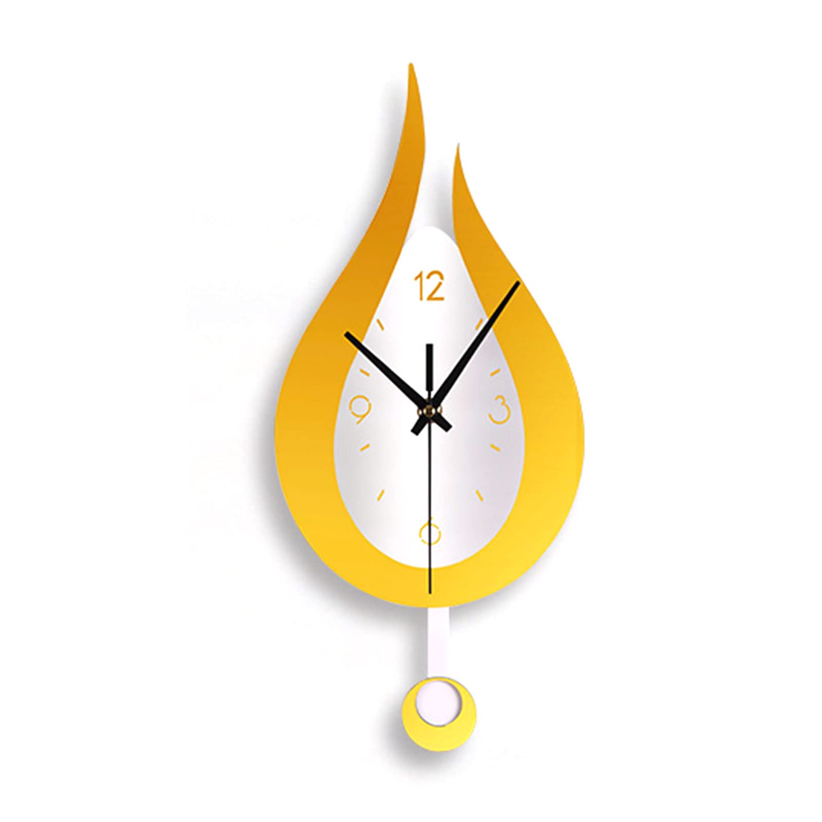 Orologio da Parete dal Design Moderno con Gocce d'Acqua per Orologio a Pendolo Acrilico Creativo