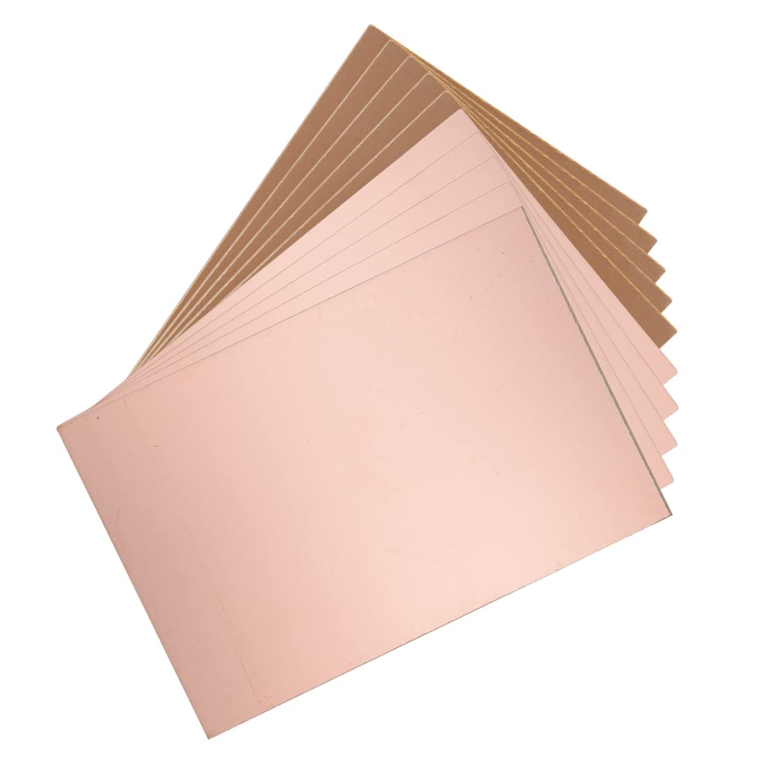 PATIKIL 150x100x1.5mm Rame Rivestito Laminato, 10pz FR4 Single-Sided PCB Circuito Scheda per Fai da Te Prototipazione, PCB Scheda