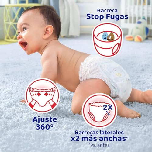 Dodot Bebé Pants Pañales, Talla 6, 13-19 kg, 108 Pañales, Pañal-Braguita con Ajuste 360° Anti-Fugas, Pack Mensual - Imagen 5