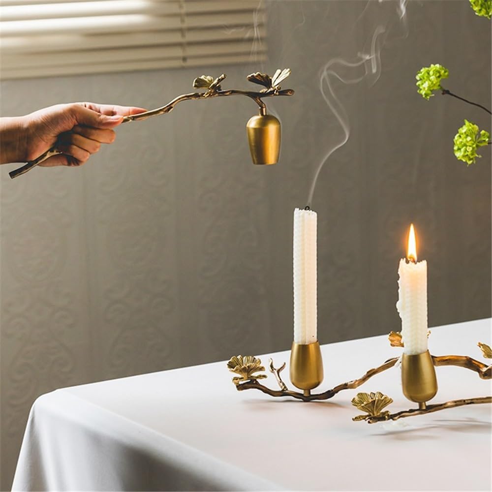 Candelabra Light Luxury Romantic Brass Candle Holder Retro Decorative Double-Headed Candlestick Ornaments Candle Sticks Holder