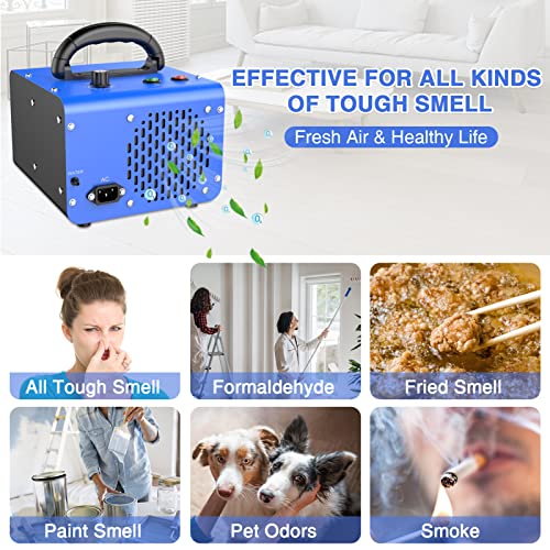 CAMECO Generatore di Ozono 28,000mg/h con Modalità Aria e Acqua, Purificatore d'aria di ozono Ozonizzatore con timer da 120 Minuti, Ionizzatore d'aria per Casa, Uffici, Hotel, Garage, Auto e Animali - Image 5