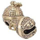 gros grelot ancien Porte-clés décoratif en forme de cloche - fabriqué avec un matériau métallique de première qualité, pendentif en forme de cloche est et pratique à utiliser, petite cloche