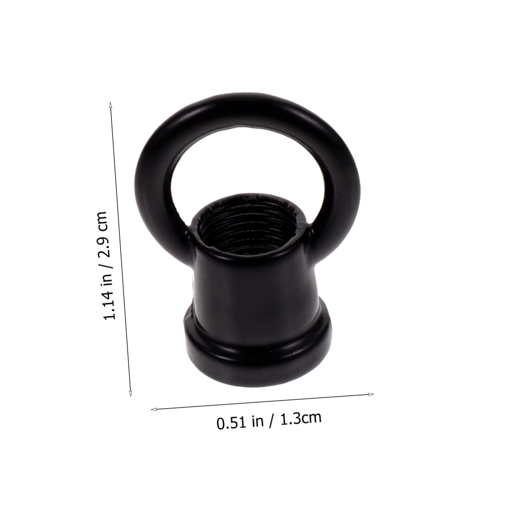 Alipis Ceiling Hooks Heavy Duty 20pcs Ring Shaped Eye Bolts Lamp Nut Ceiling Hook for Hanging Pendant Light Fixing