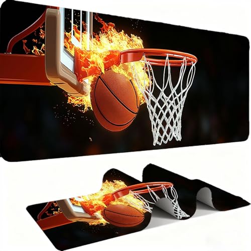 Tapis de souris XXL pour bureau gamer et travail sur ordinateur