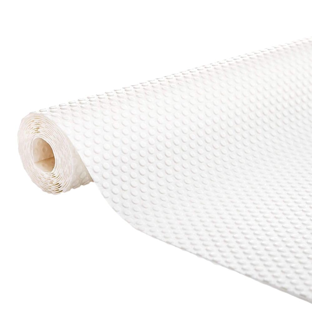 Styeva Super Strong & Durable Multipurpose 100% EVA (Easily Washable) Anti Slip Mat/Sheet for Fridge, Bathroom, Kitchen Cabinet, Round Texture 1mm Thickness (50cm x 20m, White) (B08XJQ7DG9) Amazon Price History, Amazon Price Tracker