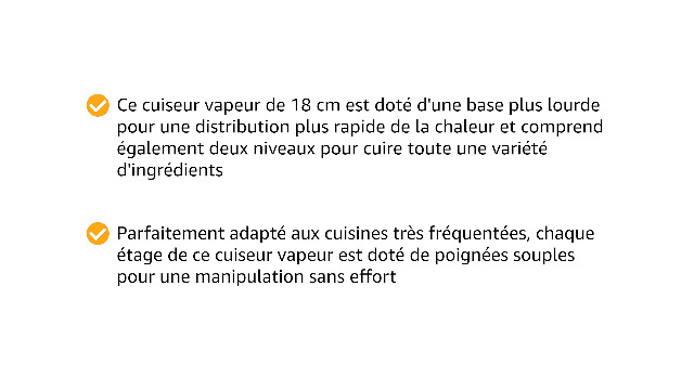 Cuiseur Vapeur Russell Hobbs 3 Niveaux - Acier Inox Induction 18cm