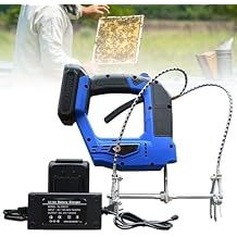 Bee Shaker Electric Beehive Frame Shaking Machine Wireless Bee Shaker Rechargeable Brushless Motor Bee Remover,Blue