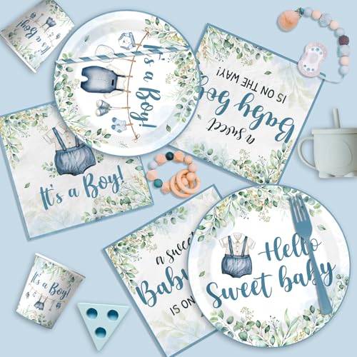 Décorations de douche pour bébé garçon accessoires de fête prénatale