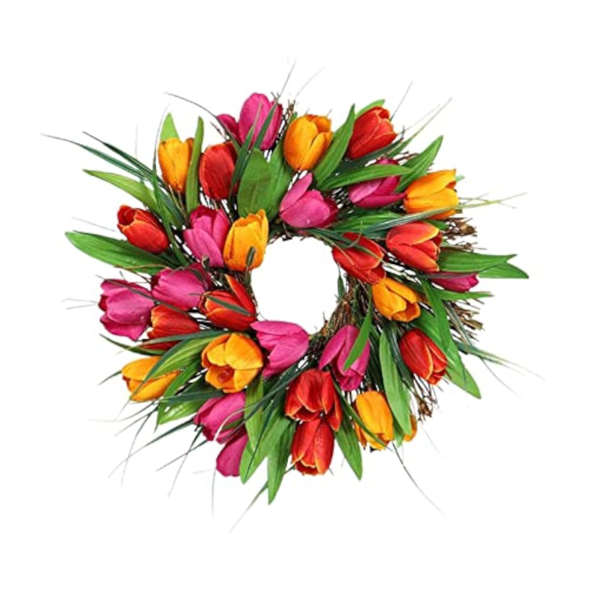 Door Wreath for Spring Decor, 30CM Vivifying Garland