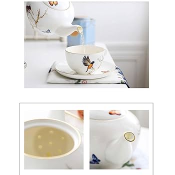 のコップ、ソーサー、紅茶入れセット Amazon.co.jp: ティーセット 紅茶 ポット コーヒーセット