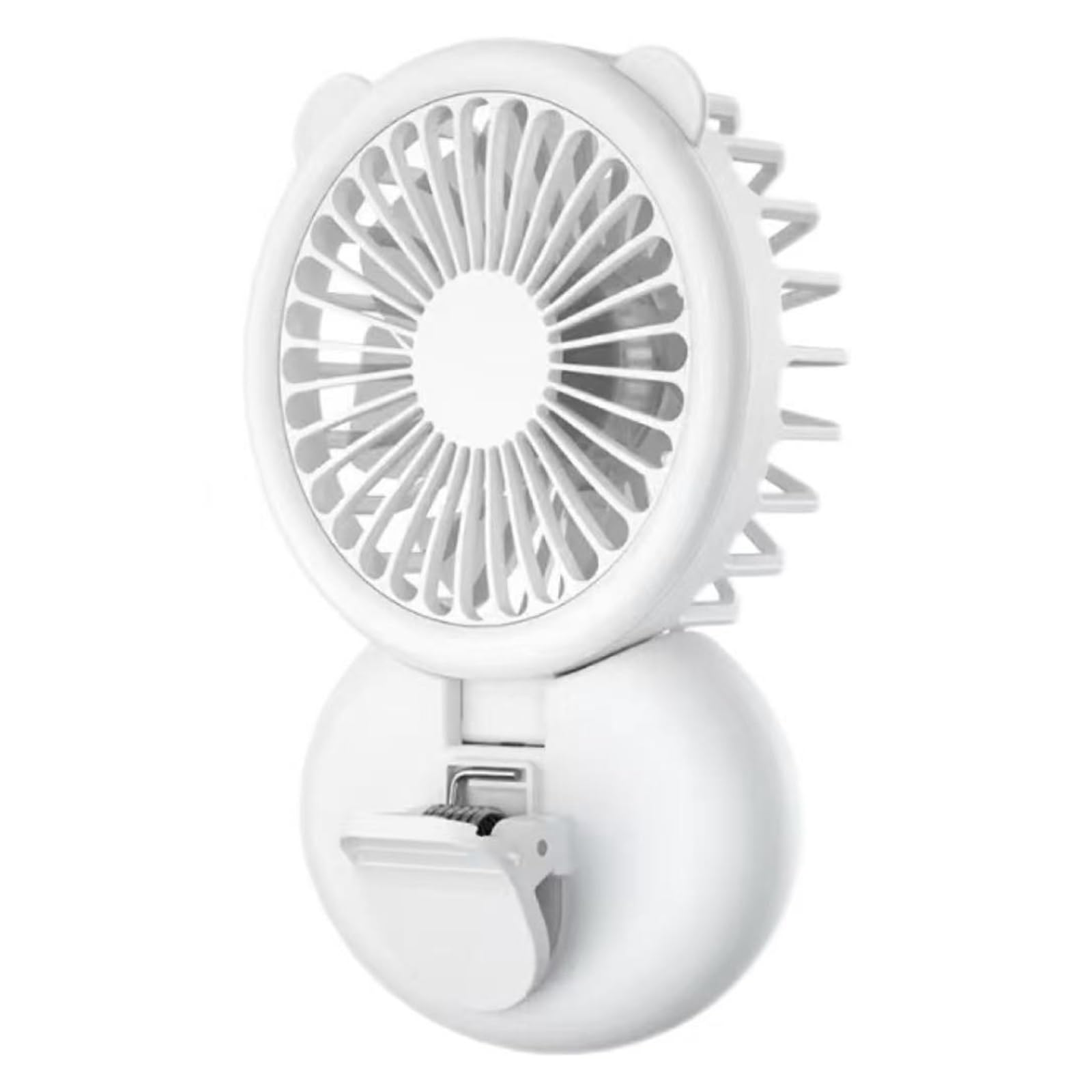 Ventilateur portable à clipser contre la chaleur avec éclairage LED