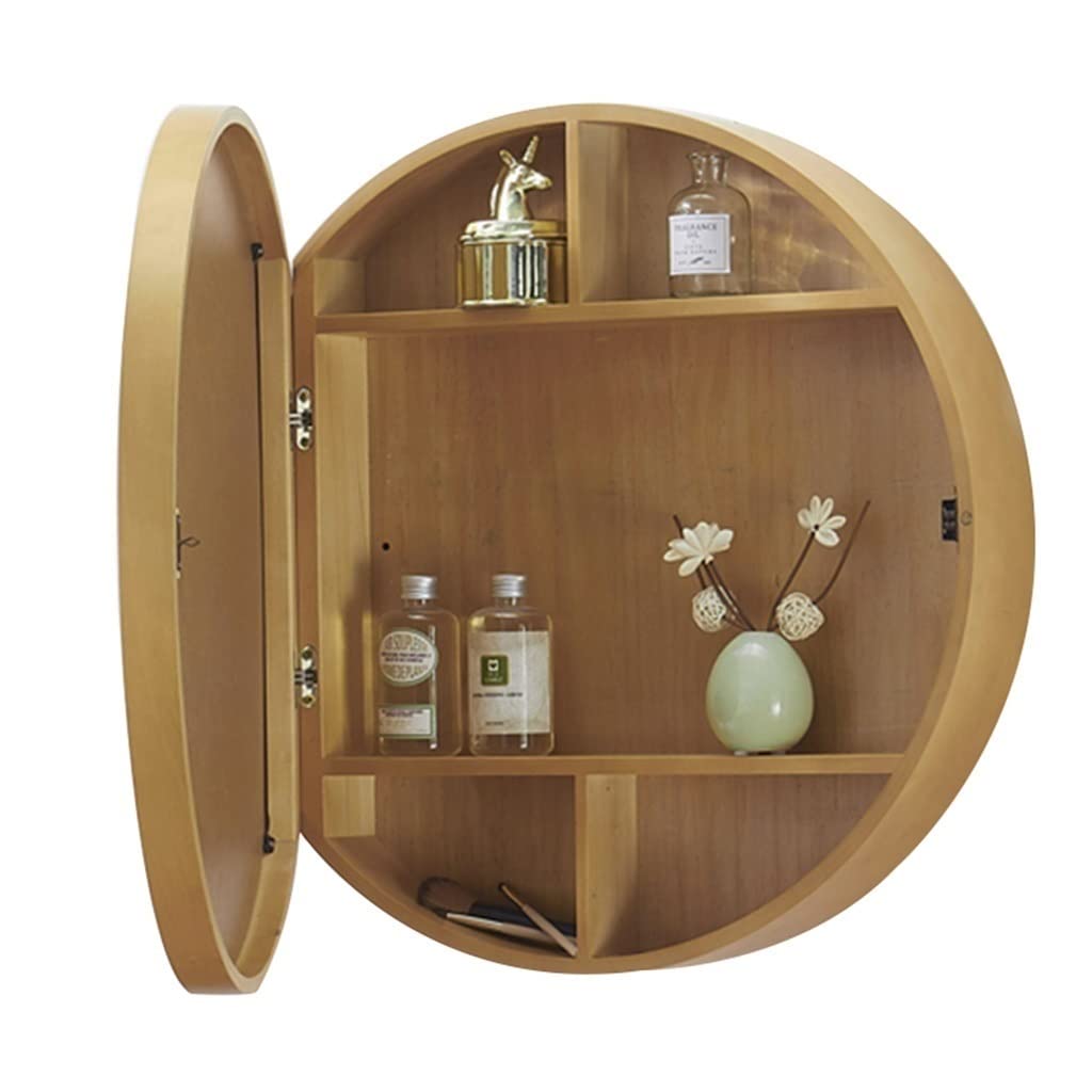 Armoire à pharmacie murale ronde miroir salle de bain 50 cm 60 cm 70 cm