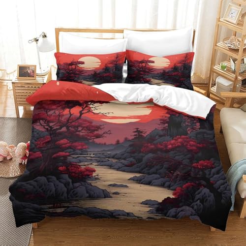 Housse de couette 3D super douce et hypoallergénique single - 3