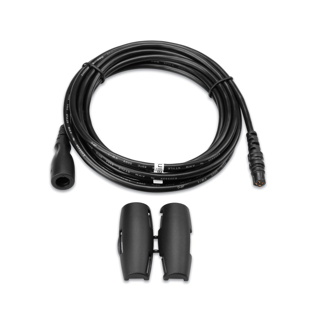 Garmin Câble d'extension de transducteur de 3 m pour la série Echo Noir, 3 m