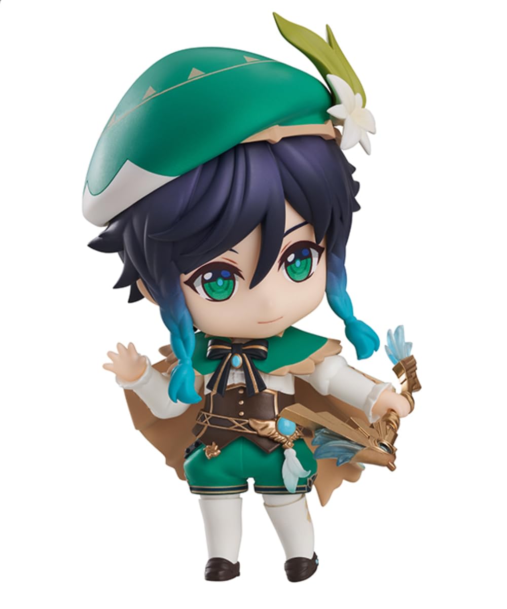 Genshin Impact Wenti Barbatos Change Faces Q Version Toys Collectible Mutiple Scenes Model Anime Figure