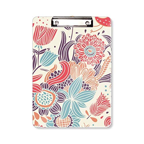 Porte-documents en papier A4 à motif feuilles pour ranger et organiser vos dossiers de bureau