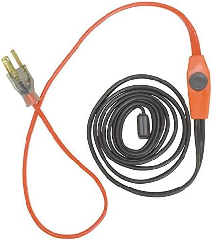 Easy Heat 9' 120V 7 Watt Per Foot AHB Pipe Heating Cable W/Thermostat AHB019A