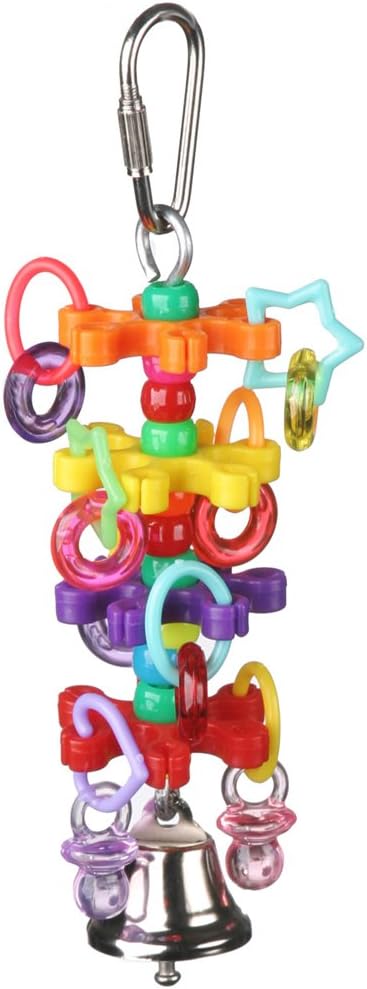Creations 6-1/2 by 1-1/2-Inch Cascade Mini Bird Toy, Small