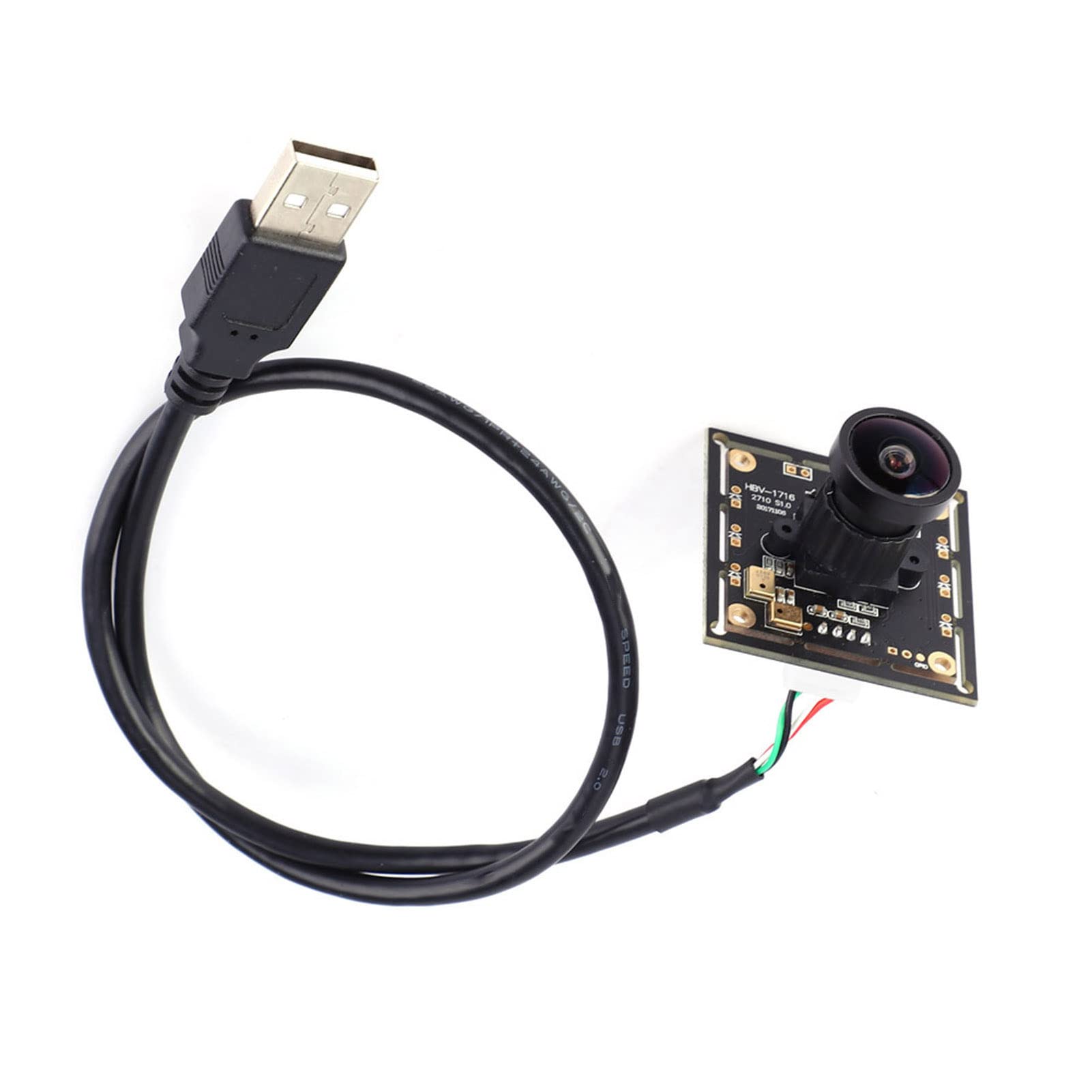 Módulo Cámara Usb 2 Megapíxeles Gran Angular 140 Grados Para Supervisión Industrial Resolución Full Hd Imágenes Nítidas Ideal Equipos De Conducción Y Máquinas De Publicidad