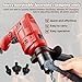 Eastrpupira Ratchet Drill Chuck Key, 2 in 1 Drill Chuck Ratchet Spanner, Compatible with Most Electric and Power Tools