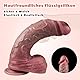 27.5CM Realistischer XXL Dildo Sex Spielzeug für die Frau, 16CM Umfang Sex Toyset für Woman Silikon Dildos mit Echten Venen & Starken Saugnapf, Sex Toys Analdildo Sexspielzeug für Paare Extrem Sex