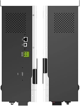 Power Inverter 2023 24V 3KW MPPT Hybrid Off Grid Solar Inverter PV1800 VPM 3000w Built MPPT 145V 60A Max 80A Charge Controller (Color : 3KW with A, Size : 24V_220-240V)