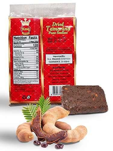 Seedless Tamarind Paste Pulp Block 14 Ounce (400g) - Sweet and Sour Sauce for Pad Thai, Me Chua, Imli, Tamarindo - Thumbnail 3