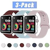 La correa es duradera y cómoda, comparable a la banda deportiva original de Apple. Adecuada para Apple Watch Series 5/4/3/2/1, Apple Watch Nike +, Apple Sport, Edition.