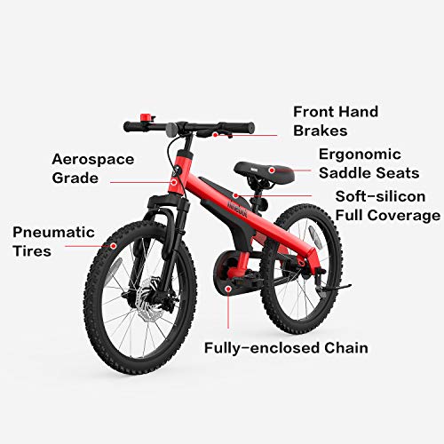 Segway Ninebot Kid’s Bike For Boys And Girls, 18 Inch With Kickstand, Red #TOP6