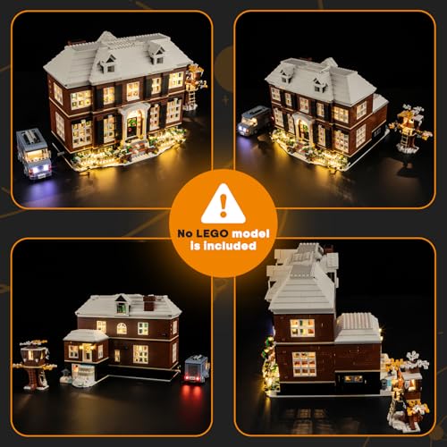 LIGHTAILING Light for Lego-21330 Home Alone - Led Lighting Kit Compatible with Lego Building Blocks Model - NOT Included The Model Set
