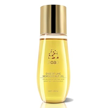 AOAO Stretch Mark Oil for Pregnancy and Body Oil for Pregnant Women, Morocco Nut Oil Help for Scars and Stretch Marks Removal and Prevention, Repair, Firming & Smoothing Fine Lines - 100ml/1pack