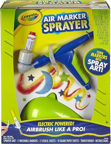 Crayola Air Marker Sprayer Airbrush Kit