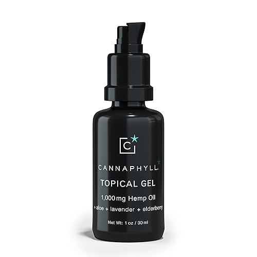 Gel de cáñamo natural orgánico tópico (1 oz) para piel, espalda, hombros, músculos, nervios y articulaciones, cuidado posterior de tatuajes hecho