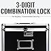 Vaultz Vinyl Record Storage Box - Locking 50 Album Holder & Organizer - Great Alternative to Flimsy LP Crate - 14.4 x 13.4 x 9.6 Inches - Black