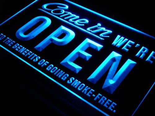 ADVPRO s027-b Come in We're Open Shop Cafe Neon Light Sign