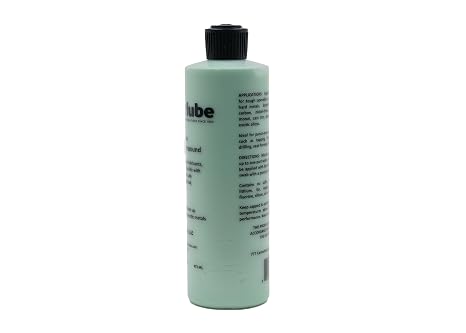 Anchorlube All-Purpose Metalworking Compound 16oz - Water-Based Cutting Fluid for Drilling, Tapping, Sawing - Great on Stainless Steel | No Oil