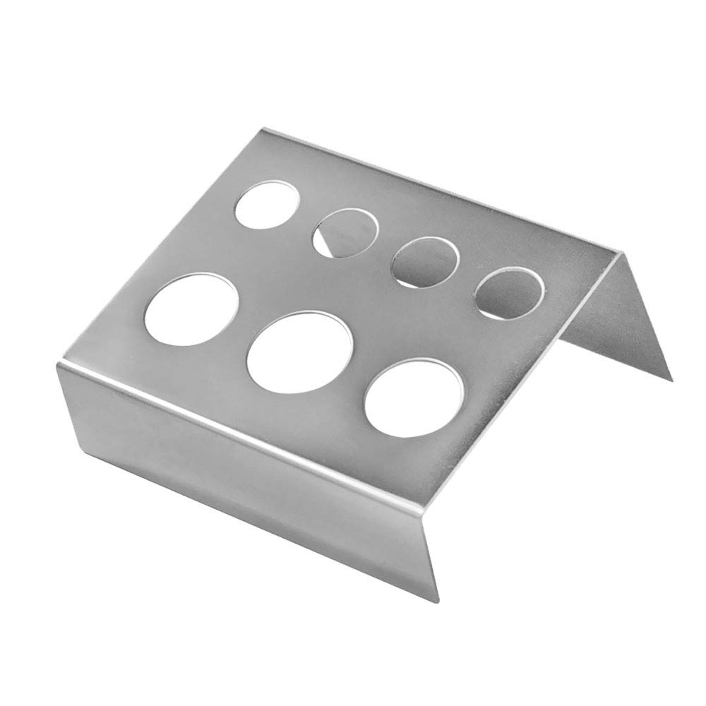 Tattoo Ink Cup Holder - Anghie 3PCS 7 Holes Stainless Steel Tattoo Pigment Ink Cup Holder Stand for Permanent Makeup Tattoo Supply Tattoo Accessories