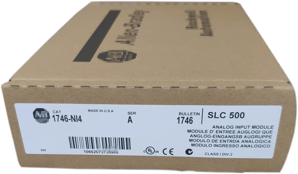 Module d'entrée analogique SLC 500 1746-NI4 d'origine industrielle sous scellé