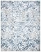 SAFAVIEH Amelia Collection Area Rug - 9' x 12', Grey & Blue, Modern Abstract Design, Non-Shedding & Easy Care, Ideal for High Traffic Areas in Living Room, Bedroom (ALA705F)