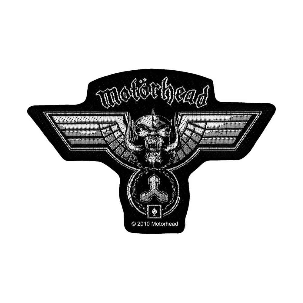 Motorhead Hammered Warpig Logo Official New Black Cut Out Patch