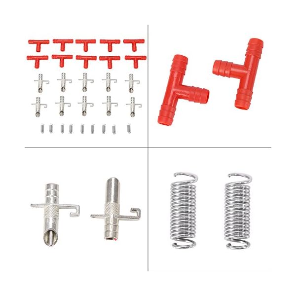 Rodent Animal Water Drinker, 10 Sets Practical Automatic Red Water Feeder Nipple Waterer Drinker for Rodent Rabbit Bunny New,for Rabbits Drinking Clean Rodent Animal Water Drinker, 10 Sets Practical Automatic Red Water Feeder Nipple Waterer Drinker for Rodent Rabbit Bunny New,for Rabbits Drinking Clean