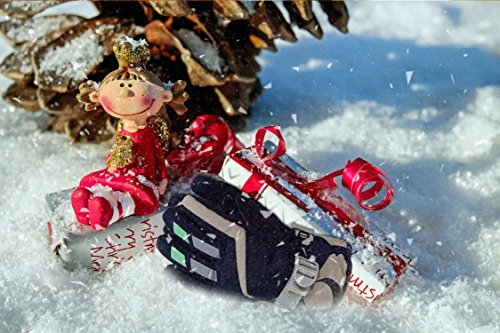 Yr.lover Children Ski Gloves Winter Warm Outdoor Riding Thickening Gloves(2-4Y) (L-8-10Y, Navy Blue) #TOP6