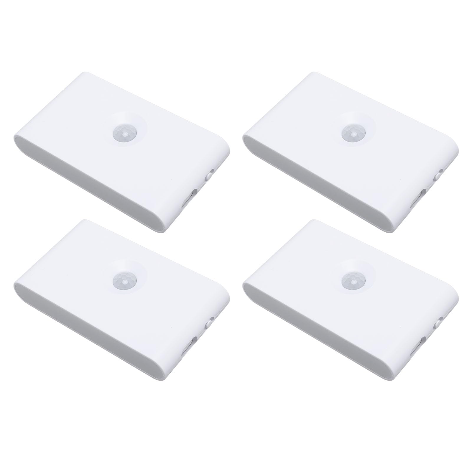 Doppia Illuminazione Laterale Sensore di Movimento Luce Notturna Ricaricabile Magnetico 4 Pezzi Accensione/Spegnimento Automatico per Interni