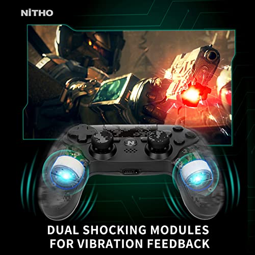 Nitho ADONIS Wireless Controller for PS4, PC, iOS & Android, PS5 (with PS4 Games Only), Gamepad Joystick with Dual Vibration | 6-Axis Motion Sensor... - Image 4