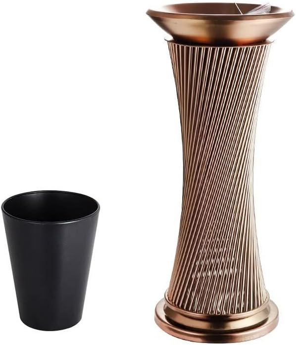 Ashtray Trash Can 6L Stainless Steel Trash Can Ashtray Trash Can Indoor Ashtray Column Outdoor Indoor Ashtray Trash Can 28.74 Inches Vertical Ashtray (Color : A)