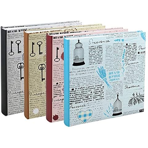 4 Fotoalben Vintage News in 30x30 cm 100 Seiten Jumbo Buchalbum Fotobuch Cover