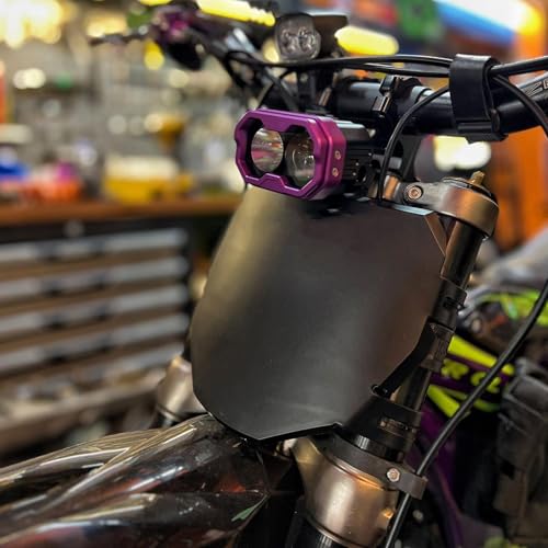 Support d'immatriculation moto mat avec sangles de fixation