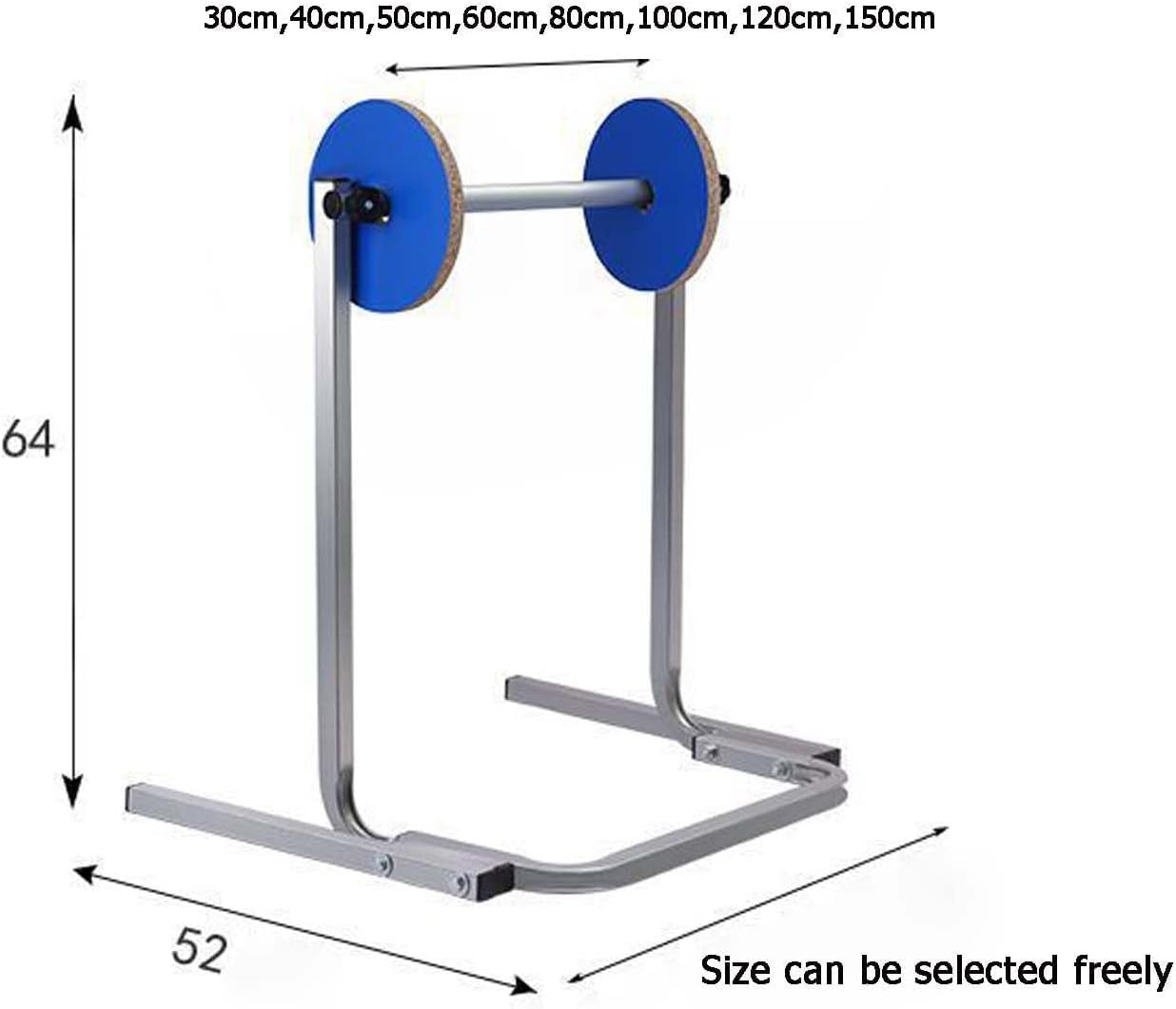 TYH Abroller Für Luftpolsterfolie, Verschiedene Breiten Erhältlich, Stehender Halter Für Luftpolsterfolienrollen, Manueller Tischhalter Für Luftpolsterfolie Zum Verpacken, 60CM