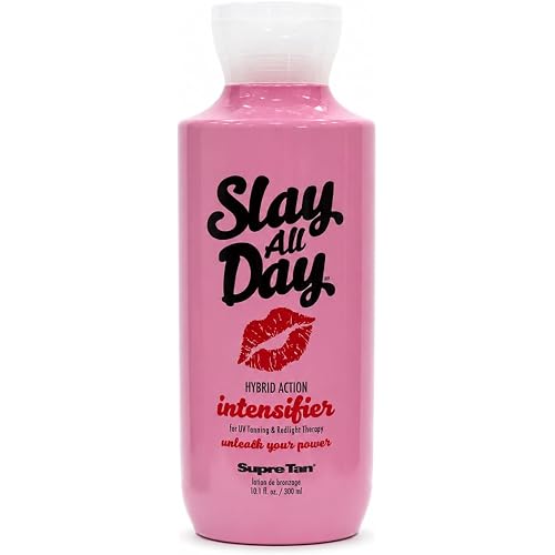 Slay All Day Hybrid Action Intensifier for UV Tanning & Redlight Therapy 10.1oz